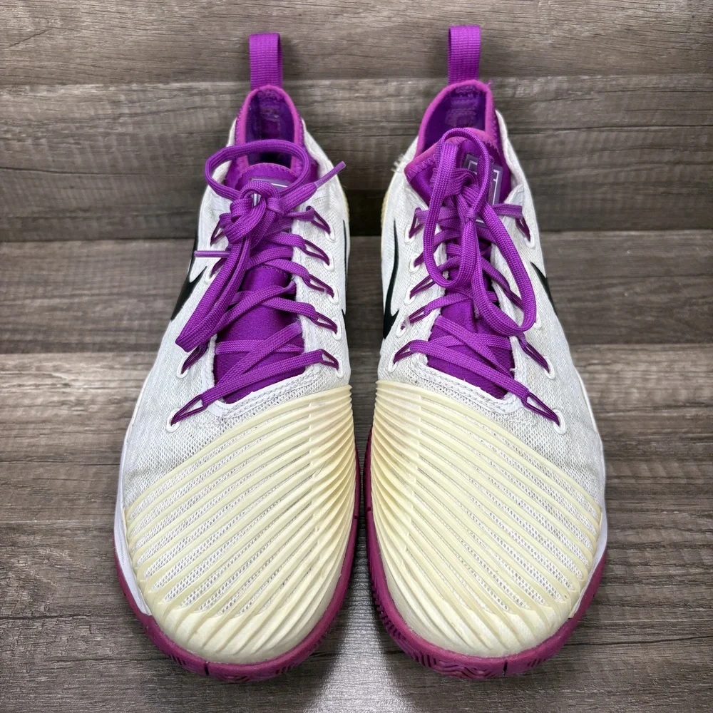 Nike Air Zoom Ultra React White Purple Womens US Size 8.5 859718-101 Sneakers - Picture 2 of 9